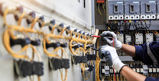 Professional Electrician technician working in Keystone, FL